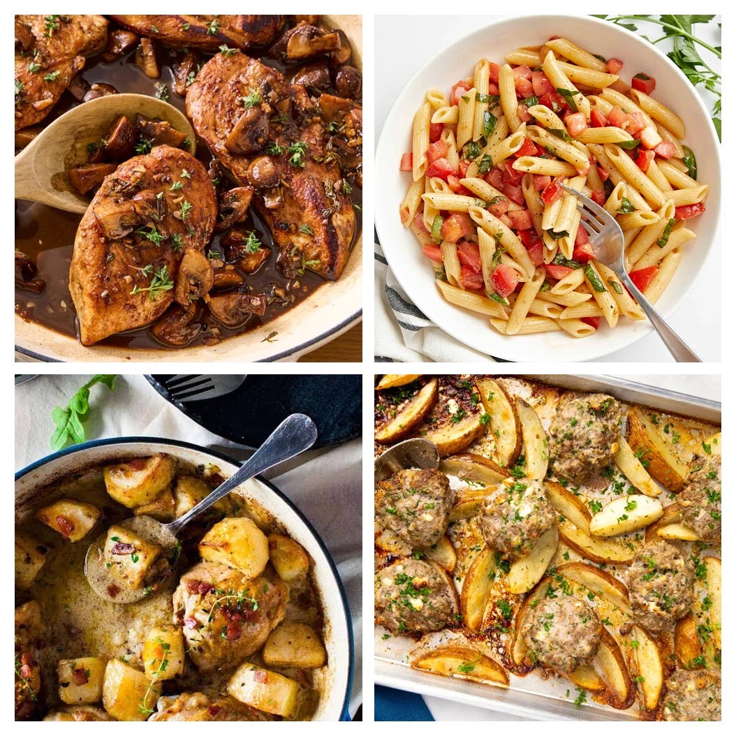 4 Classic Weeknight Dinners, One Smart Shopping List