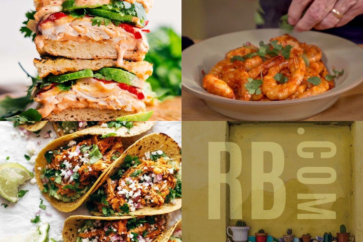 Chipotle Chicken Avocado Melt, Chicken Tinga Tacos, Chipotle-Glazed Shrimp, and Tenderloin with Woodland Mushrooms